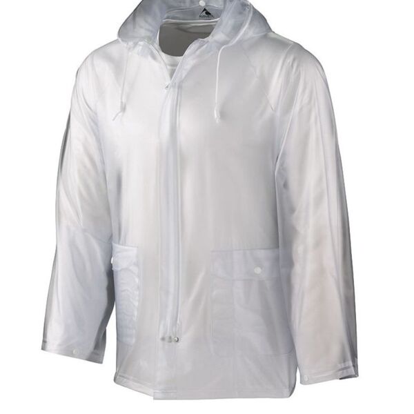 Men's Clear Hooded Rain Jacket Thumbnail