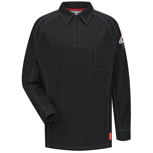 iQ Series® Comfort Knit Long Sleeve Polo Thumbnail
