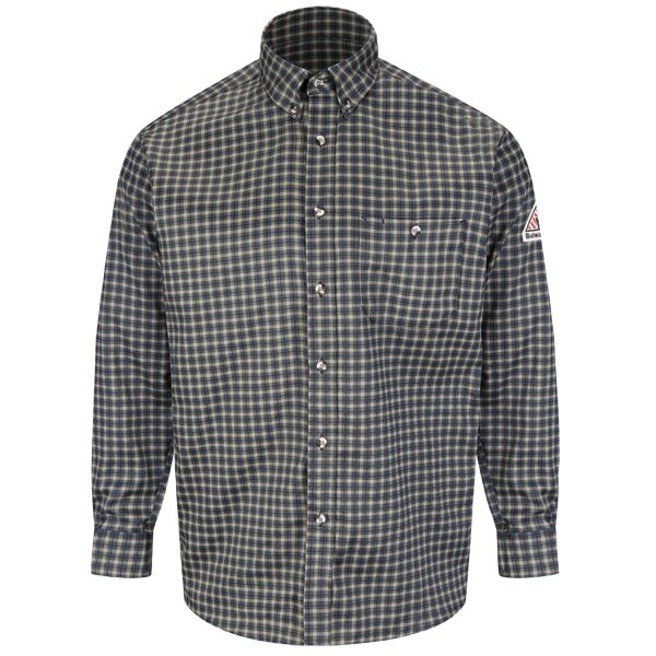 Plaid Dress Shirt - EXCEL FR® ComforTouch® - 6.5 oz. Thumbnail